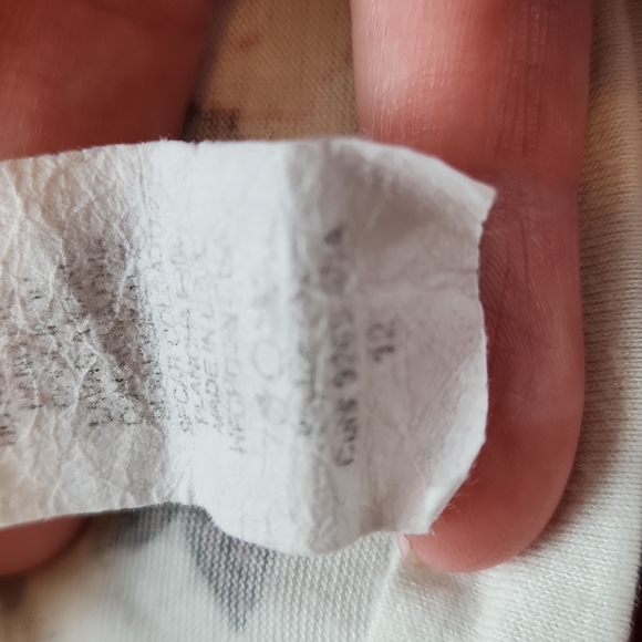 Floral and Striped tshirt, Size 12. So pretty 😍 - Picture 7 of 9